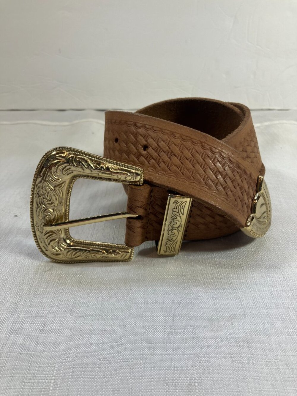 EUC Free People Leather Belt, Western Style, Size M/L
